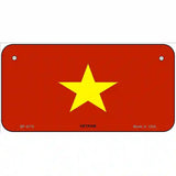 Vietnam Flag Metal Novelty License Plate 6" x 3" (BP)
