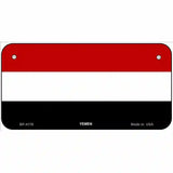 Yemen Flag Metal Novelty License Plate 6" x 3" (BP)