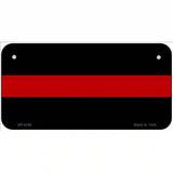 Thin Red Line Fire Metal Novelty License Plate 6" x 3" (BP)