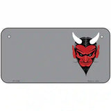 Devil Offset Metal Novelty License Plate 6" x 3" (BP)