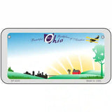 Ohio Novelty State Metal Novelty License Plate 6" x 3" (BP)