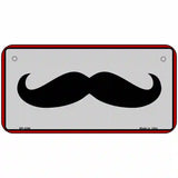 Mustache Novelty Metal Novelty License Plate 6" x 3" (BP)