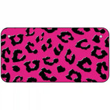 Pink Black Cheetah Metal Novelty License Plate 6" x 3" (BP)