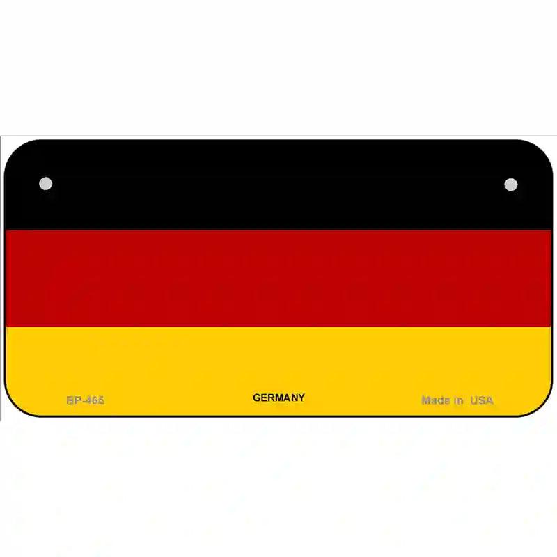 Germany Flag Metal Novelty License Plate 6" x 3" (BP)