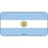 Argentina Flag Metal Novelty License Plate 6" x 3" (BP)