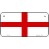 England Flag Metal Novelty License Plate 6" x 3" (BP)