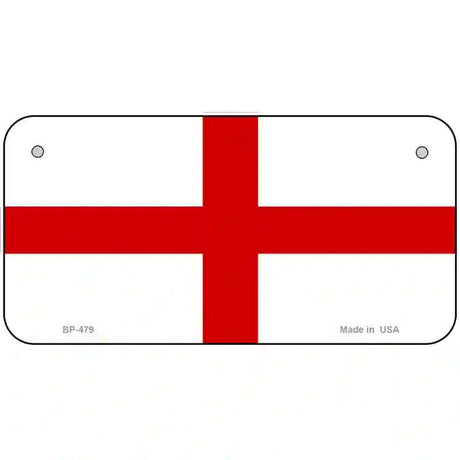 England Flag Metal Novelty License Plate 6" x 3" (BP)