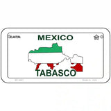 Tabasco Mexico Novelty Metal License Plate 6" x 3" (BP)