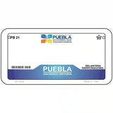 Puebla Mexico Novelty Metal License Plate 6" x 3" (BP)