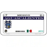Aguascalientes Mexico Novelty Metal License Plate 6" x 3" (BP)