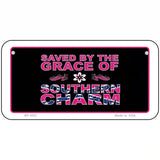 Southern Charm Metal Novelty License Plate 6" x 3" (BP)