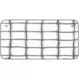 Web White Metal Novelty License Plate 6" x 3" (BP)