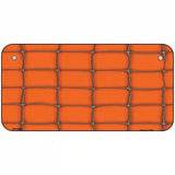 Web Orange Metal Novelty License Plate 6" x 3" (BP)