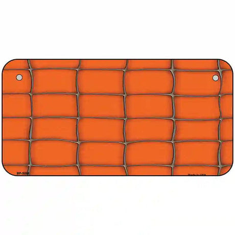 Web Orange Metal Novelty License Plate 6" x 3" (BP)