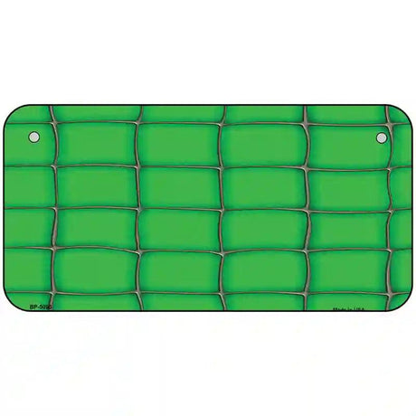 Web Green Metal Novelty License Plate 6" x 3" (BP)