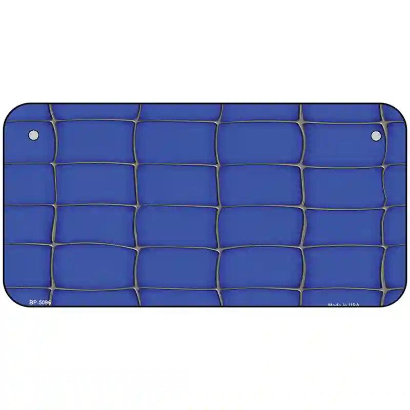 Web Blue Metal Novelty License Plate 6" x 3" (BP)