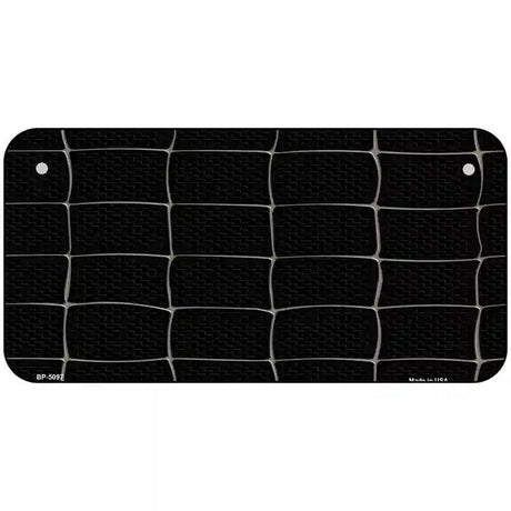 Web Black Metal Novelty License Plate 6" x 3" (BP)