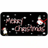 Merry Christmas Metal Novelty License Plate 6" x 3" (BP)