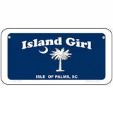 Island Girl Metal Novelty License Plate 6" x 3" (BP)