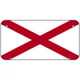 Alabama State Flag Metal Novelty License Plate Sign 6" x 3" (BP)