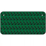 Green Black Anchor Metal Novelty License Plate 6" x 3" (BP)