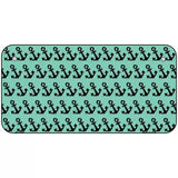 Mint Black Anchor Metal Novelty License Plate 6" x 3" (BP)