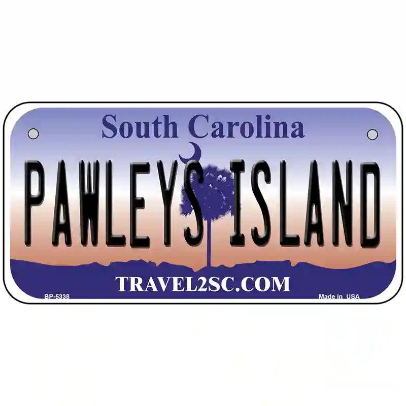 Pawleys Island South Carolina Metal Novelty License Plate 6" x 3" (BP)