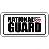 National Guard Novelty Metal License Plate 6" x 3" (BP)