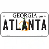 Atlanta Georgia Novelty Metal License Plate 6" x 3" (BP)