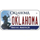 Oklahoma Novelty Metal License Plate 6" x 3" (BP)
