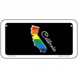 California Rainbow Metal Novelty License Plate 6" x 3" (BP)