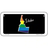 Idaho Rainbow Metal Novelty License Plate 6" x 3" (BP)