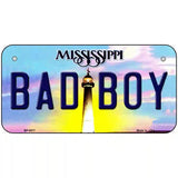 Bad Boy Mississippi Novelty Metal License Plate 6" x 3" (BP)