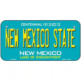 New Mexico State Novelty Metal License Plate 6" x 3" (BP)