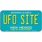 UFO Site New Mexico Novelty Metal License Plate 6" x 3" (BP)