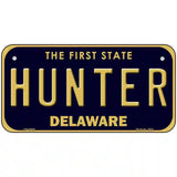 Hunter Delaware Novelty Metal License Plate 6" x 3" (BP)