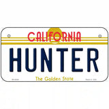 Hunter California Novelty Metal License Plate 6" x 3" (BP)