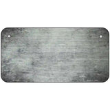 White Oil Rubbed Solid Metal Novelty License Plate 6" x 3" (BP)