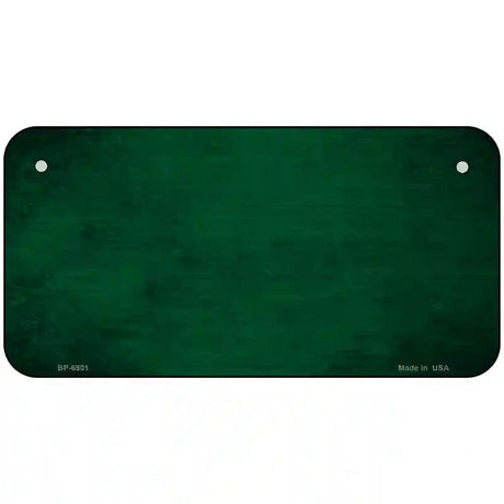 Green Oil Rubbed Solid Metal Novelty License Plate 6" x 3" (BP)