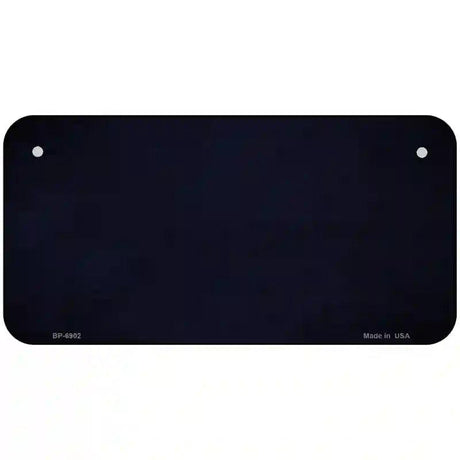 Blue Oil Rubbed Solid Metal Novelty License Plate 6" x 3" (BP)