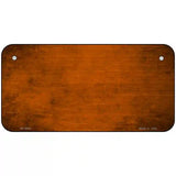 Orange Oil Rubbed Solid Metal Novelty License Plate 6" x 3" (BP)