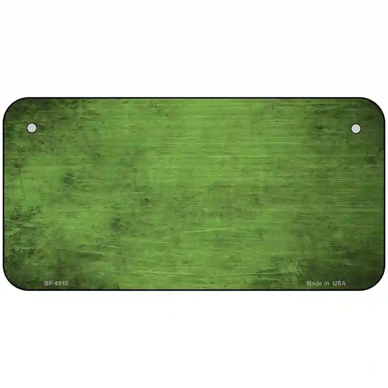 Lime Green Oil Rubbed Solid Metal Novelty License Plate 6" x 3" (BP)