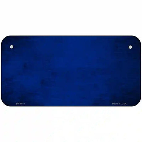 Royal Blue Oil Rubbed Solid Metal Novelty License Plate 6" x 3" (BP)