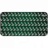 Green White Anchor Oil Rubbed Metal Novelty License Plate 6" x 3" (BP)