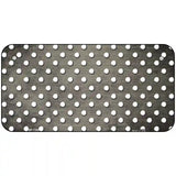 Tan White Small Dots Oil Rubbed Metal Novelty License Plate 6" x 3" (BP)