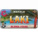 Laki Hawaii State Novelty Metal License Plate 6" x 3" (BP)