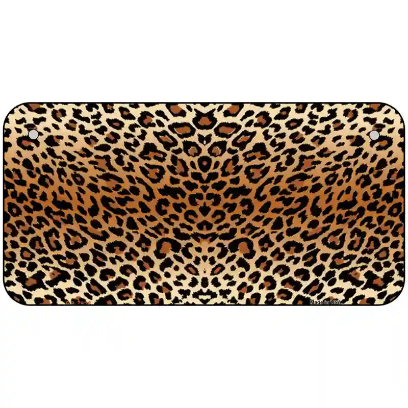 Cheetah Metal Novelty License Plate 6" x 3" (BP)