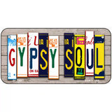Gypsy Soul Wood License Plate Art Novelty Metal License Plate 6" x 3" (BP)