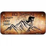 OCD Diagnosed Metal Novelty License Plate 6" x 3" (BP)