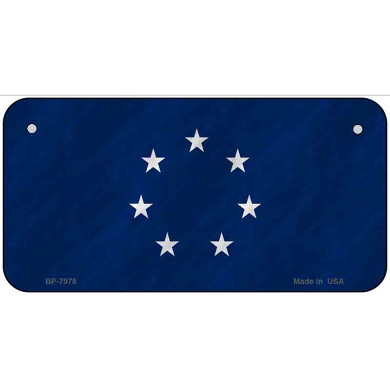 First Confederate Flag 7 Stars Novelty Metal License Plate
